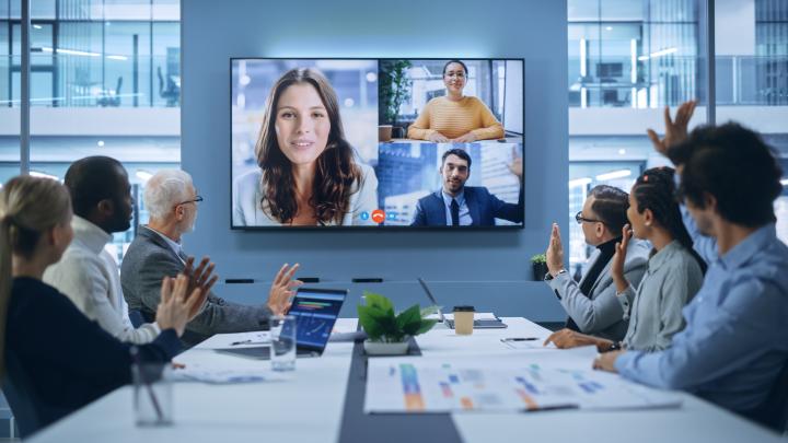 team meeting video call