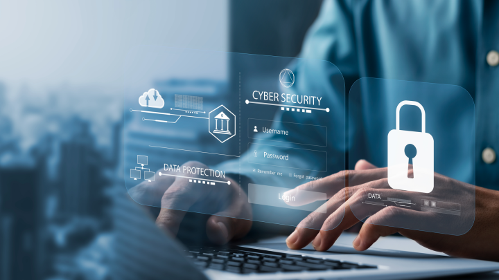 cybersecurity concept user privacy security encryption