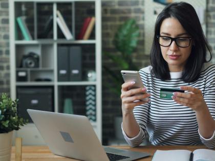 Women learning on multiple devices 